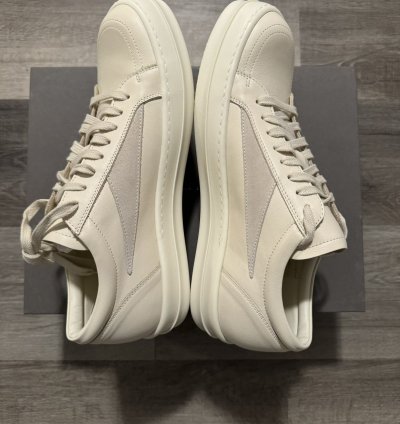 Rick Owens Vintage Sneaks Milk FW24