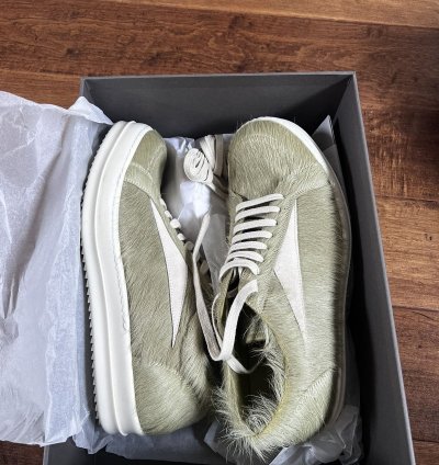 Rick Owens vintage sneaks pony hair