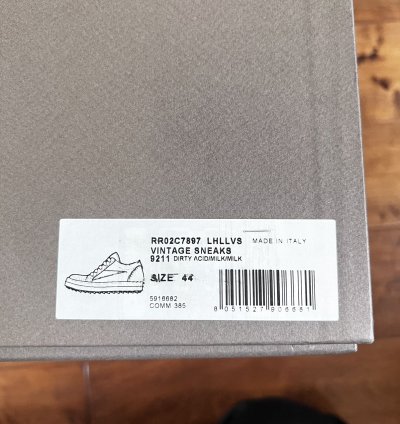 Rick Owens vintage sneaks pony hair