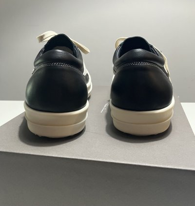 RICK OWENS Vintage Sneaks SS24 LIDO Leather Calf Velour Vans