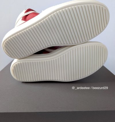 SAMPLE CARDINAL RED GEOBASKET SNEAKERS SS24 LIDO