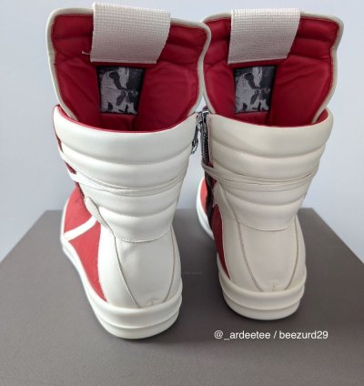 SAMPLE CARDINAL RED GEOBASKET SNEAKERS SS24 LIDO