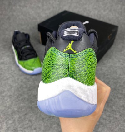 Nike Air Jordan 11 Retro Low Green Snakeskin