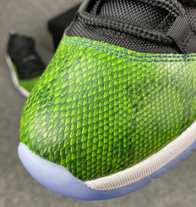 Nike Air Jordan 11 Retro Low Green Snakeskin