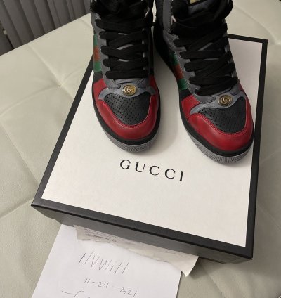 Screener Leather High-top Sneakers