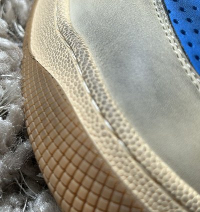 Screener Sneaker BRAND NEW Tan Blue Orange SIZE UK 12 US 13