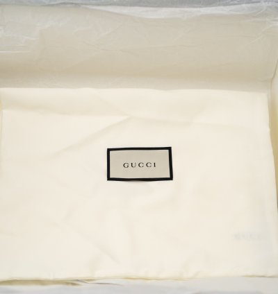 size 11G - Gucci Rhyton Distressed Sneaker Ivory Leather
