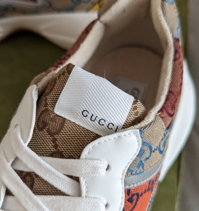 Size 13 5 Gucci multicolor rhyton sneakers