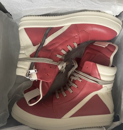 SS21 PHLEGETHON Geobasket Sneaker in Carnelian Milk