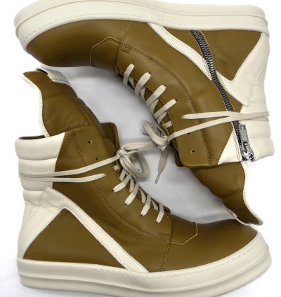 SS22 NEW Rick Owens Sulphate Geobasket Sneakers Fogachine