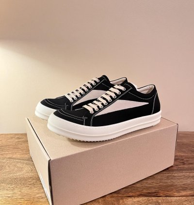 SS24 LIDO Rick Owens 22oz Denim Vans Vintage Low Sneakers
