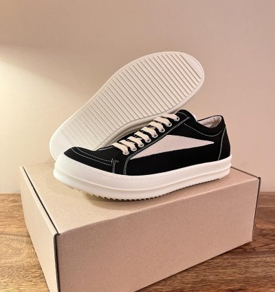 SS24 LIDO Rick Owens 22oz Denim Vans Vintage Low Sneakers