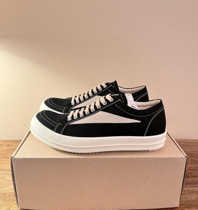 SS24 LIDO Rick Owens 22oz Denim Vans Vintage Low Sneakers