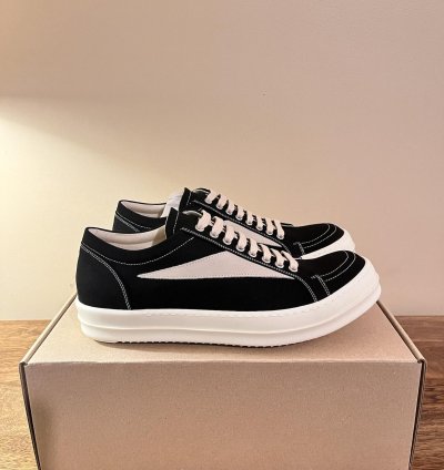 SS24 LIDO Rick Owens 22oz Denim Vans Vintage Low Sneakers
