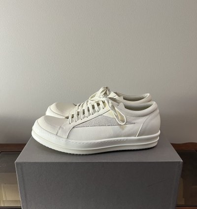 SS24 LIDO Rick Owens Milk Vans Vintage Sneaker Size 11