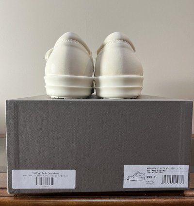 SS24 LIDO Rick Owens Milk Vans Vintage Sneaker Size 11