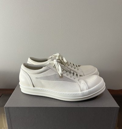 SS24 LIDO Rick Owens Milk Vans Vintage Sneaker Size 11