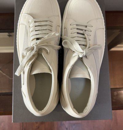 SS24 LIDO Rick Owens Milk Vans Vintage Sneaker Size 11