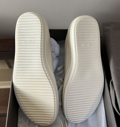 SS24 LIDO Rick Owens Milk Vans Vintage Sneaker Size 11