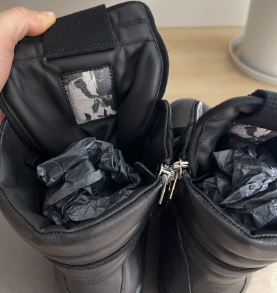 STEAL Rick Owens Triple Black Bumper Geobasket Sneakers