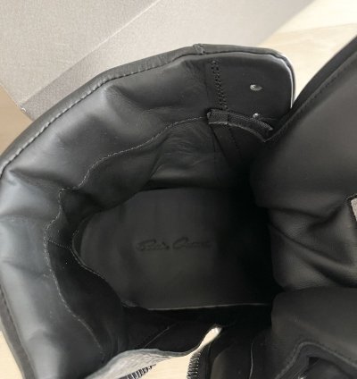 STEAL Rick Owens Triple Black Bumper Geobasket Sneakers