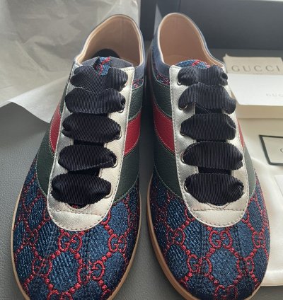 Super Runway GG Logo Limited Edition ACE Leather Sneaker