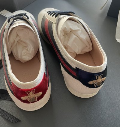 Super Runway Hebron Leather Bee ACE Low Top Sneaker BrandNew