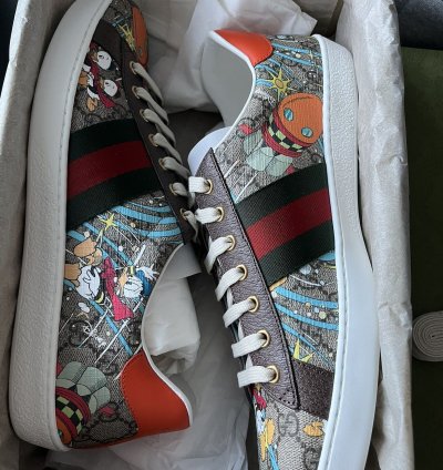 Super Runway Limited Edition Rare Gucci Logo Disney Sneaker