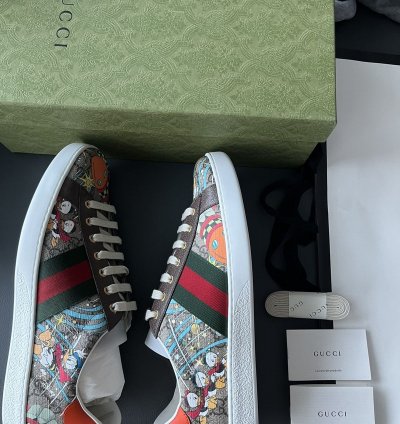 Super Runway Limited Edition Rare Gucci Logo Disney Sneaker