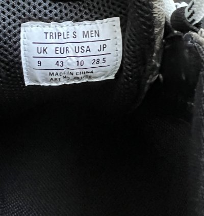 The Hacker Project Triple Chunky Sneakers No Box