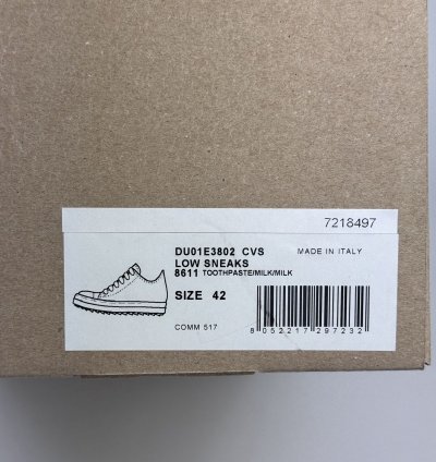 TOOTHPASTE BLUE CANVAS SNEAKERS