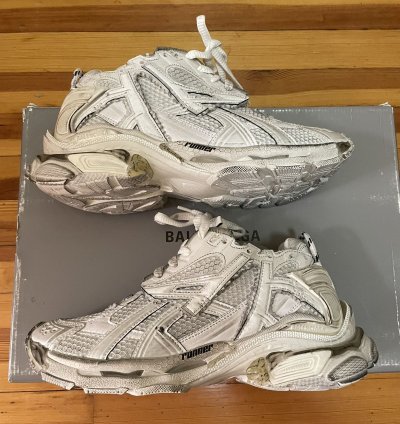 White Balenciaga Runners