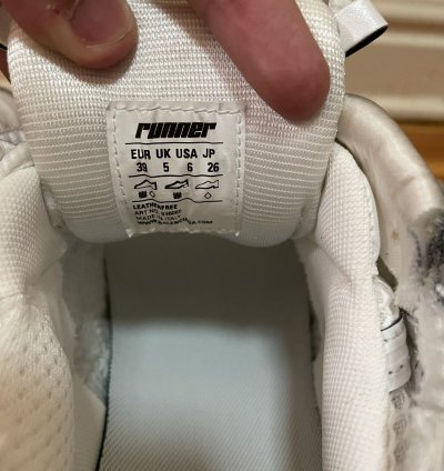 White Balenciaga Runners
