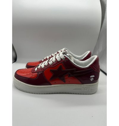 10 - Bathing Ape Bape Sta Low color camo red
