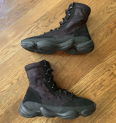 10 Yeezy 500 High Utility Black Boots Tactical Boot Military