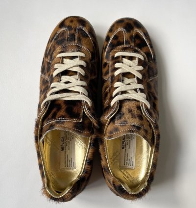 17 Leopard Print Fur GAT Sneakers