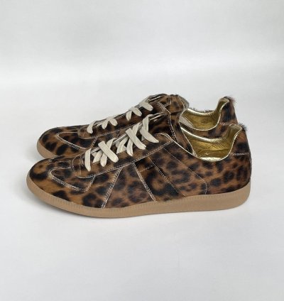 17 Leopard Print Fur GAT Sneakers