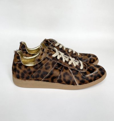 17 Leopard Print Fur GAT Sneakers