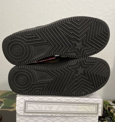 1st Camo Black Bapesta