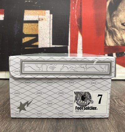 2021 Bape Bapesta Low M1 Color Block Shark Face Black White