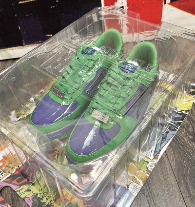 2022 Bape Bapesta Low Marvel Hulk - Green Purple Black
