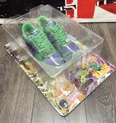 2022 Bape Bapesta Low Marvel Hulk - Green Purple Black
