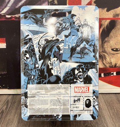 2022 Bape Bapesta Low Marvel Venom Black Blue White