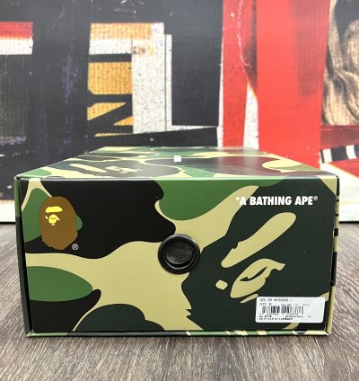 2022 Bape Sk8sta Army Olive Green Dark Navy Blue Grey