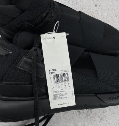 Adidas -3 Yohji Yamamoto Qasa Triple Black Size 12