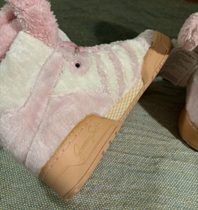 Adidas jeremy scott 3D bear high top sneakers