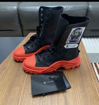 Adidas Raf Simons Hi Top Sneakers