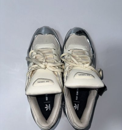 Adidas Raf Simons Ozweego White Silver Metallic