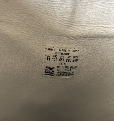 Adidas Raf Simons SS19 Ozweego Unreleased Sample Platform