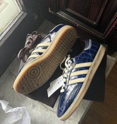 Adidas Samba Navy Croc Sneakers